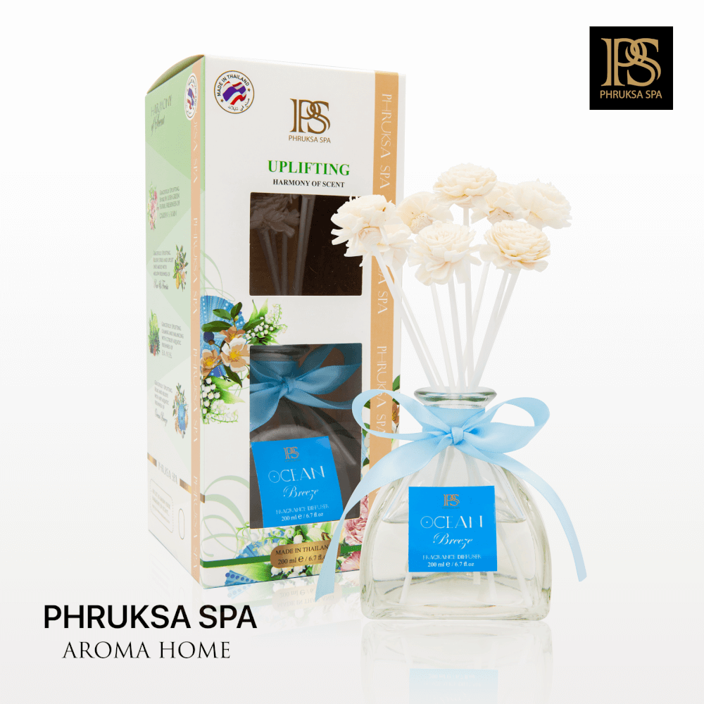 ก้านไม้หอมปรับอากาศ PHRUKSA SPA  ขนาด 200 มล.  กลิ่นโอเชี่ยน บรีซ_1